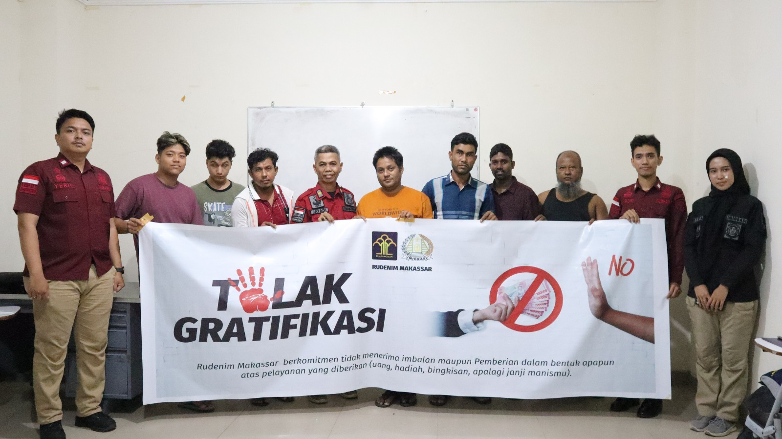 Rudenim Makassar Gelar Sosialisasi Pengendalian Gratifikasi kepada Pengungsi Luar Negeri
