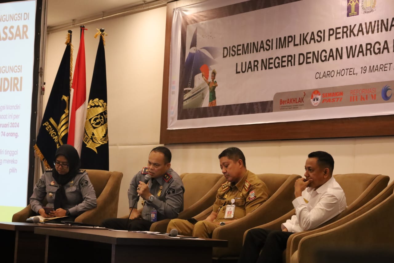 Rudenim Makassar Adakan Diseminasi Implikasi Pernikahan Pengungsi Luar Negeri dengan WNI 